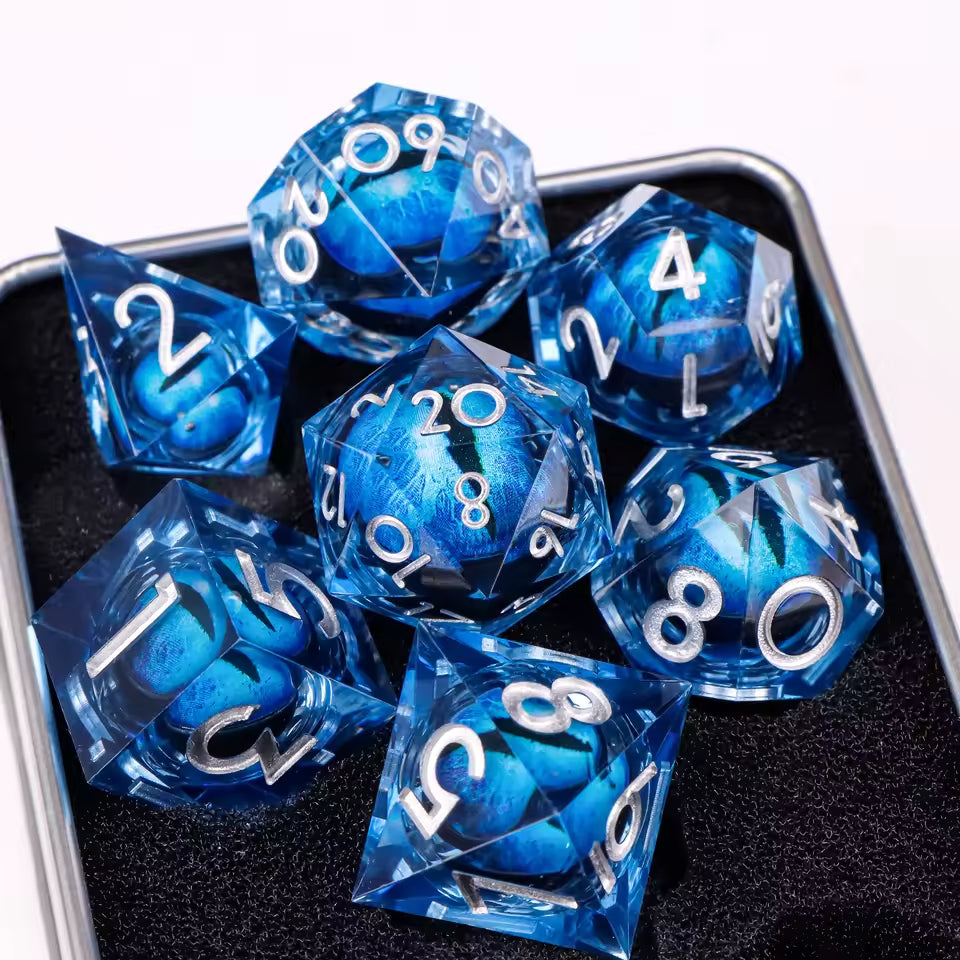 Dragon Eye Liquid-Core Dice Set