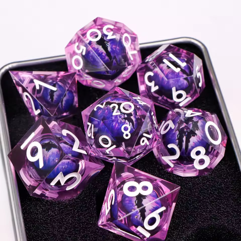 Dragon Eye Liquid-Core Dice Set