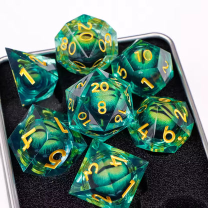 Dragon Eye Liquid-Core Dice Set