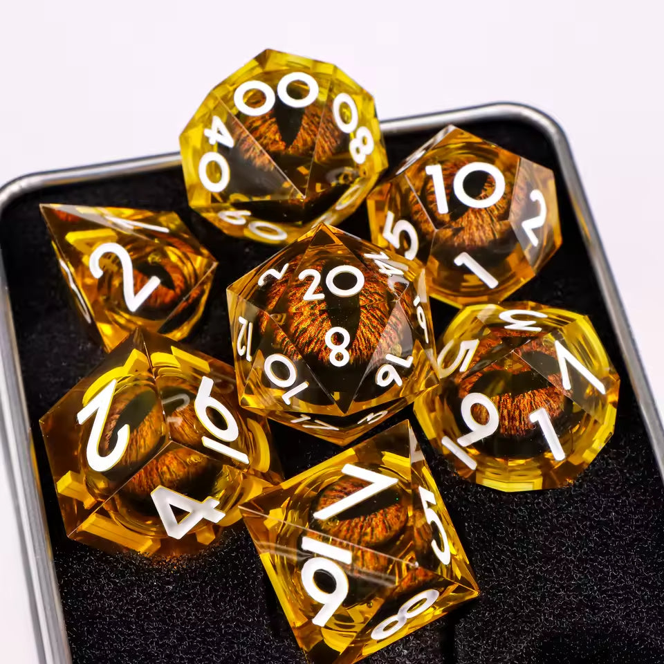 Dragon Eye Liquid-Core Dice Set